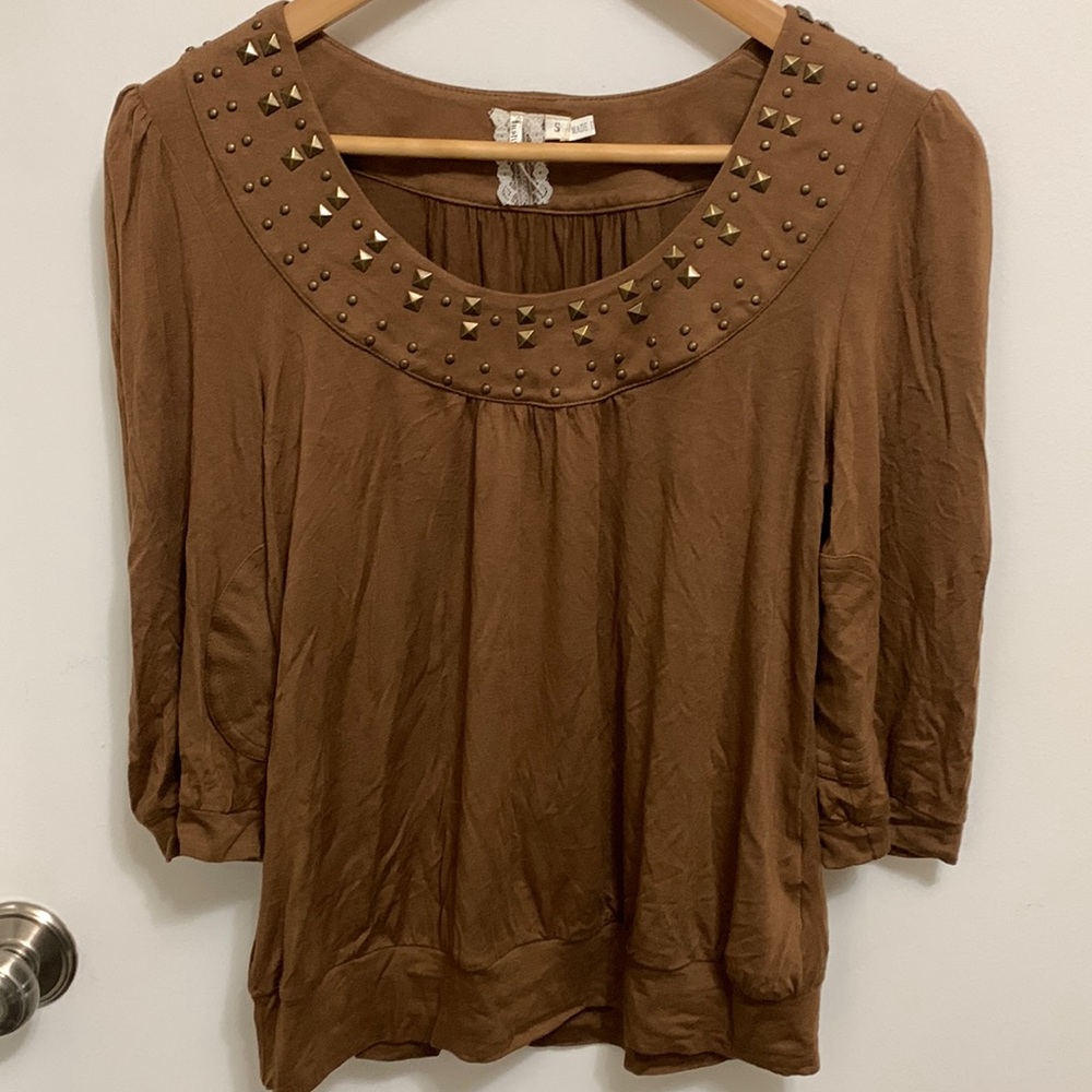Institute Liberal Studded 3/4 soft top size S
